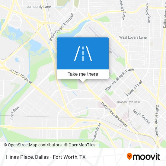 Mapa de Hines Place