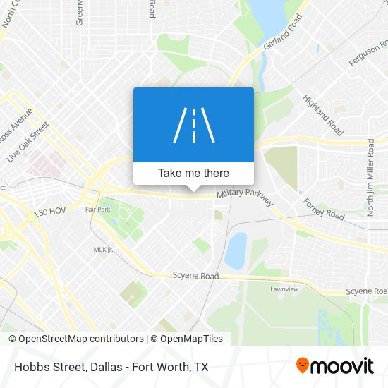 Hobbs Street map