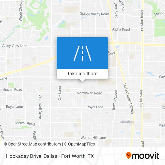Mapa de Hockaday Drive
