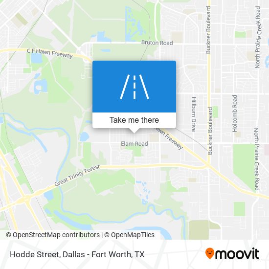 Hodde Street map