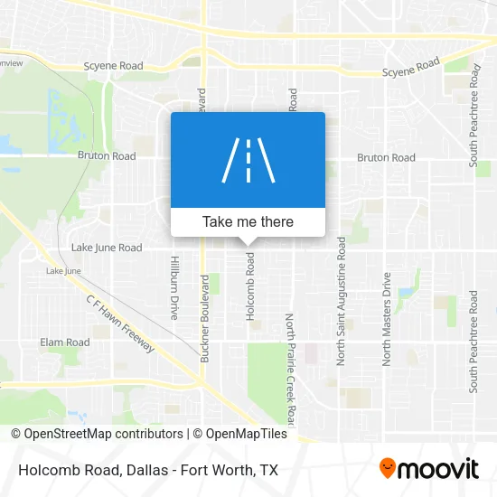 Holcomb Road map