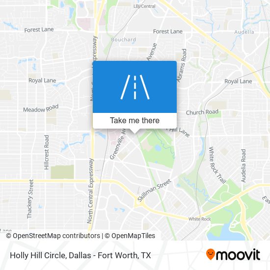 Holly Hill Circle map