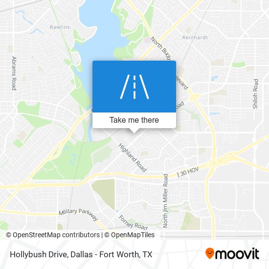 Hollybush Drive map