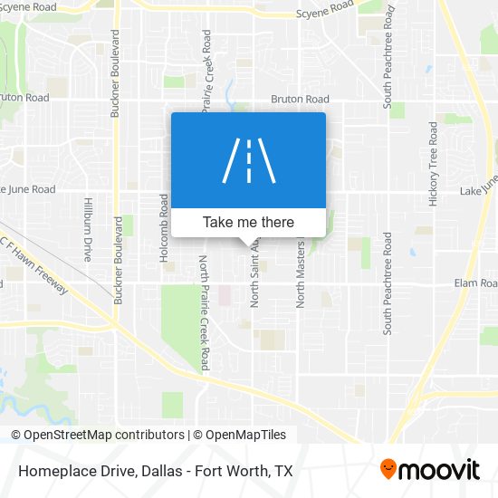 Mapa de Homeplace Drive