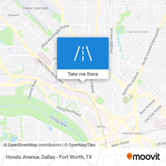 Mapa de Hondo Avenue