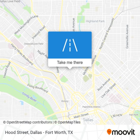 Hood Street map