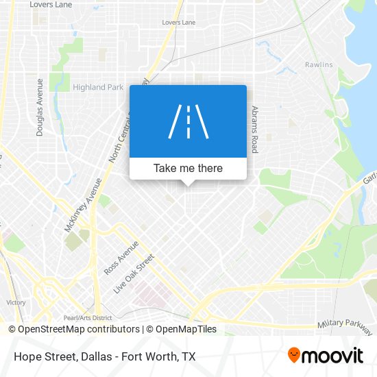 Mapa de Hope Street