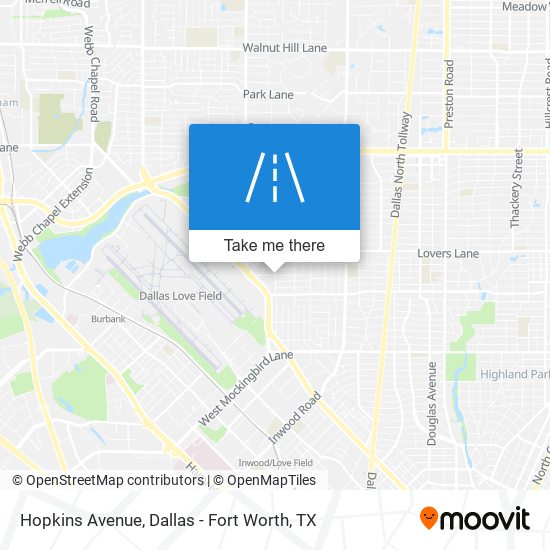 Mapa de Hopkins Avenue