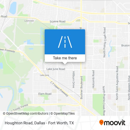 Mapa de Houghton Road