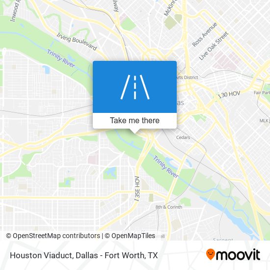 Houston Viaduct map