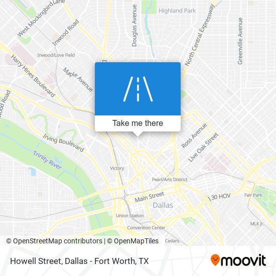 Howell Street map