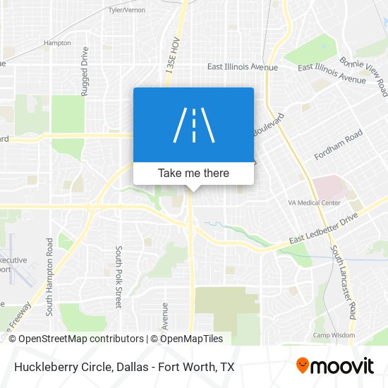Huckleberry Circle map
