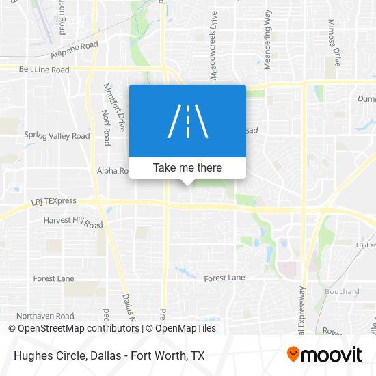 Hughes Circle map