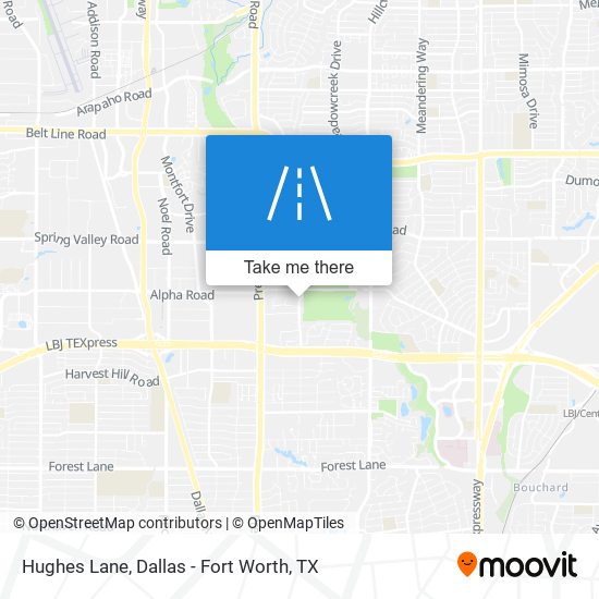 Hughes Lane map