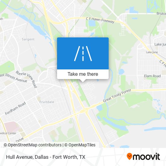 Hull Avenue map
