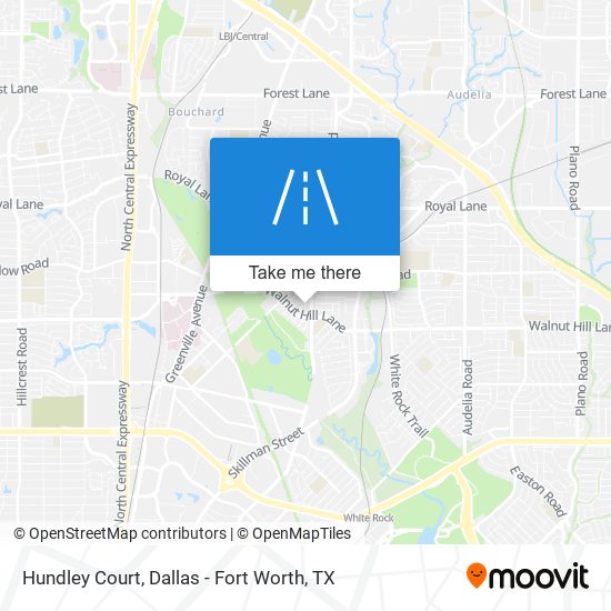 Mapa de Hundley Court