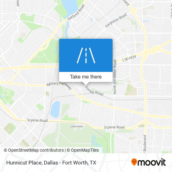 Hunnicut Place map