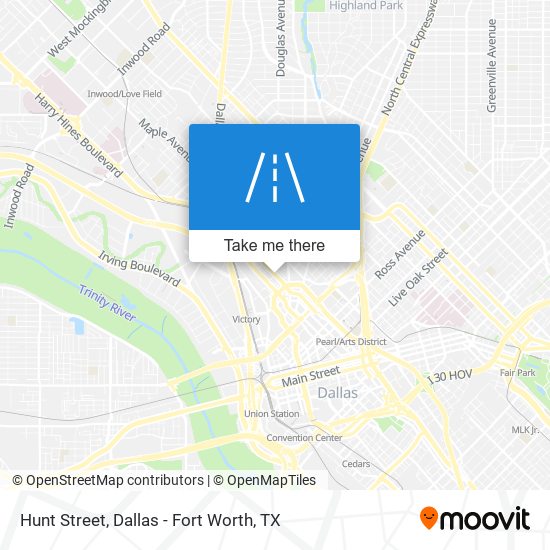 Mapa de Hunt Street