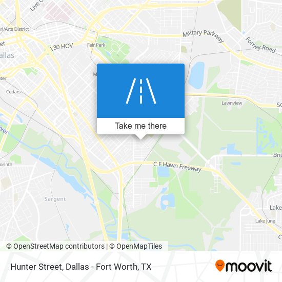 Mapa de Hunter Street