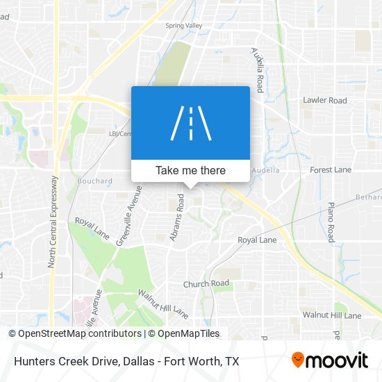Mapa de Hunters Creek Drive
