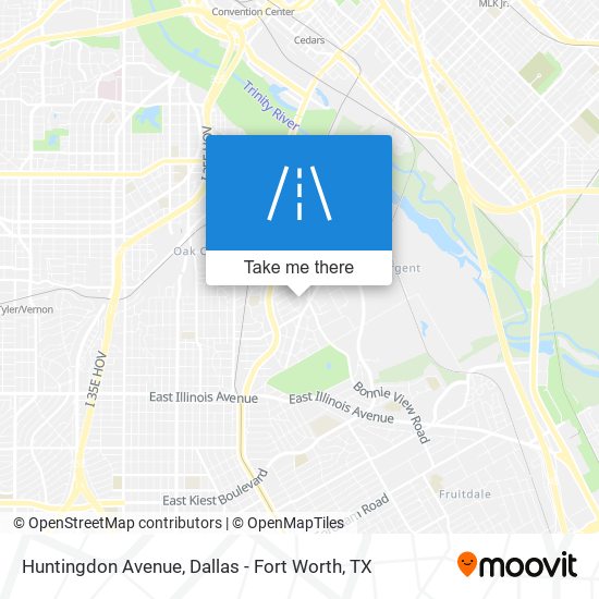 Huntingdon Avenue map