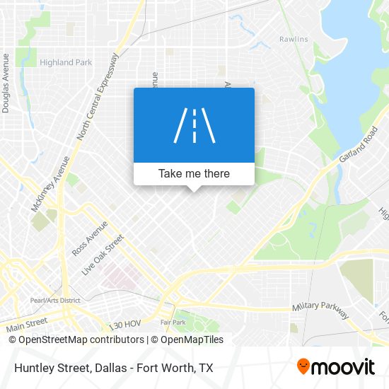 Huntley Street map