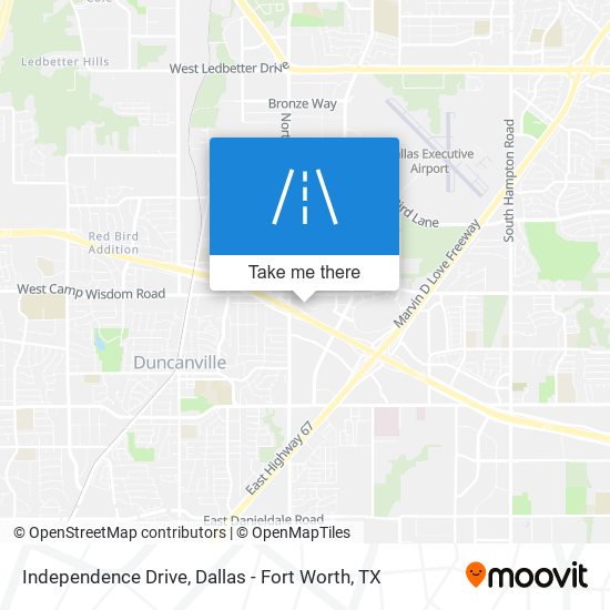Mapa de Independence Drive