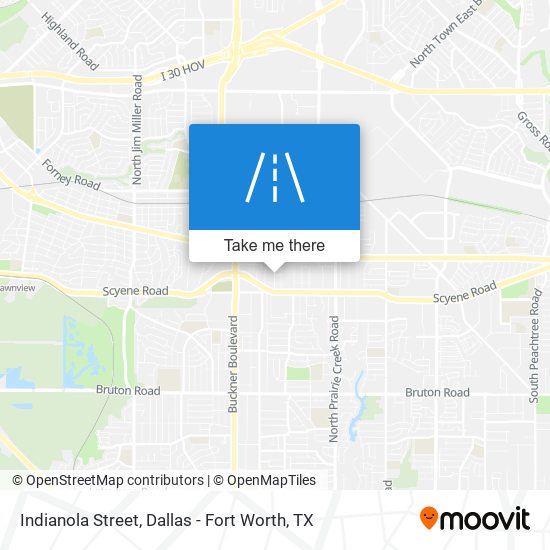 Mapa de Indianola Street