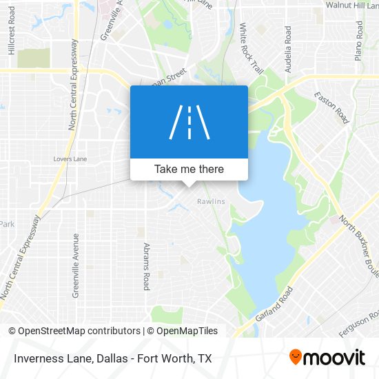 Inverness Lane map