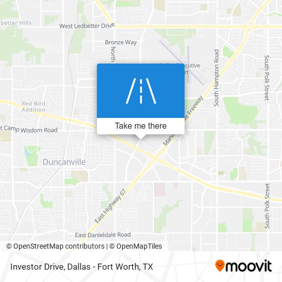 Investor Drive map