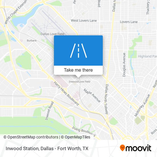 Inwood Station map