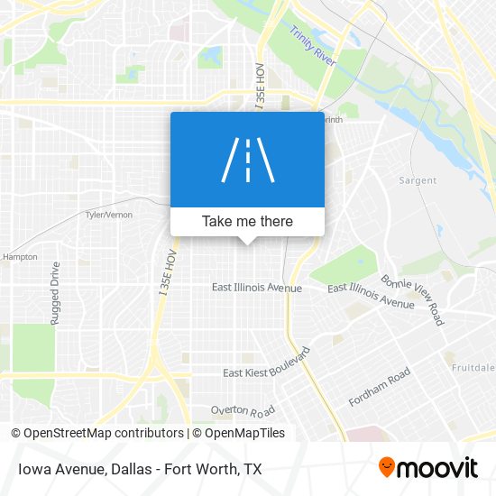Iowa Avenue map