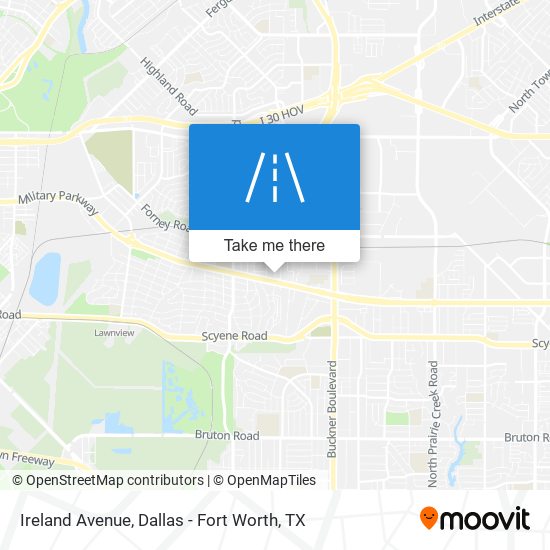 Mapa de Ireland Avenue