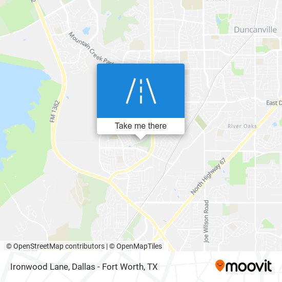 Mapa de Ironwood Lane