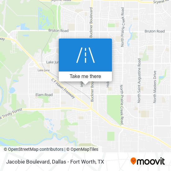 Jacobie Boulevard map