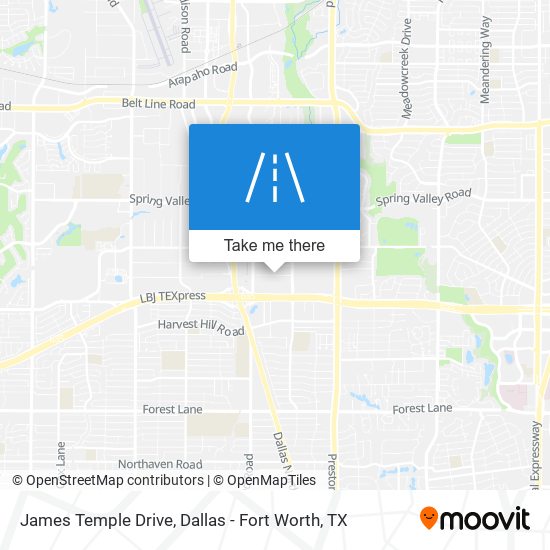 Mapa de James Temple Drive