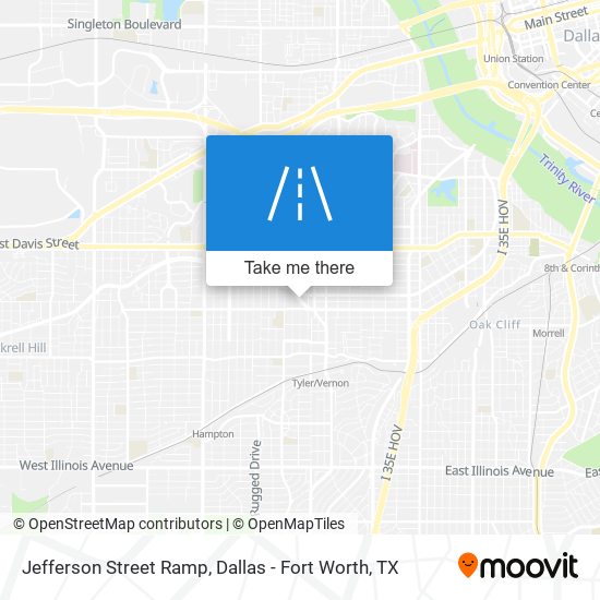 Mapa de Jefferson Street Ramp