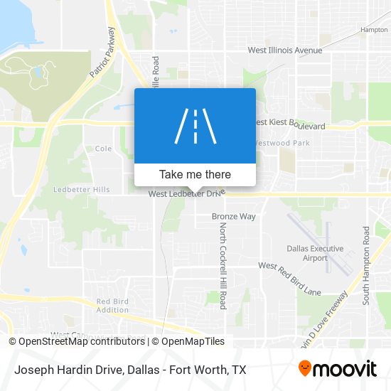 Mapa de Joseph Hardin Drive