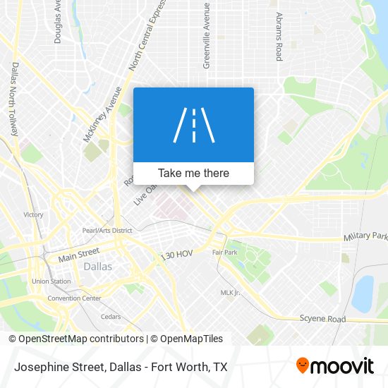 Josephine Street map