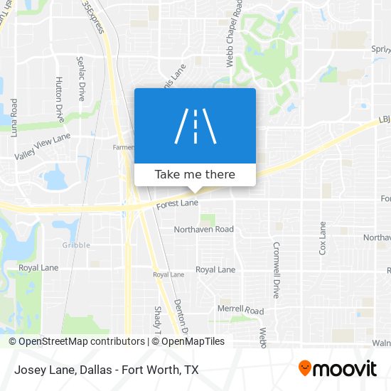 Josey Lane map