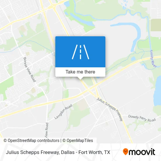 Julius Schepps Freeway map