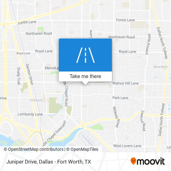 Juniper Drive map