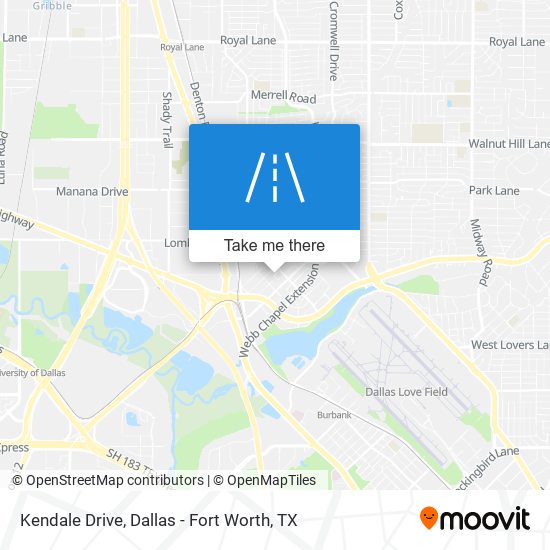 Kendale Drive map