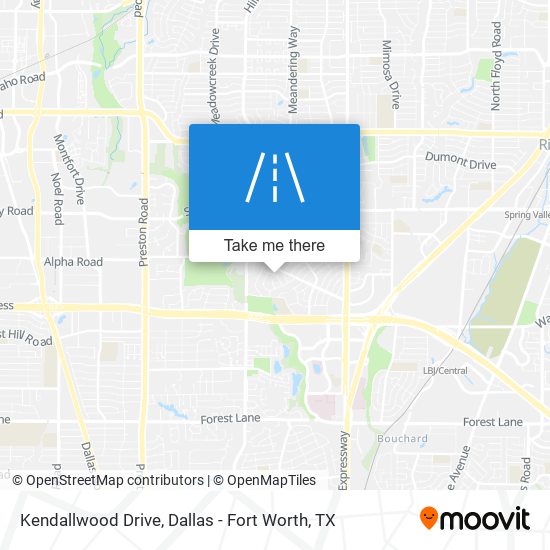 Kendallwood Drive map