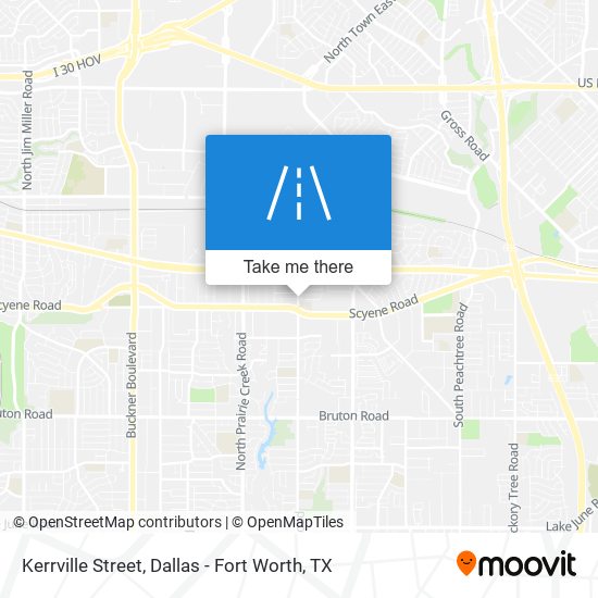 Mapa de Kerrville Street