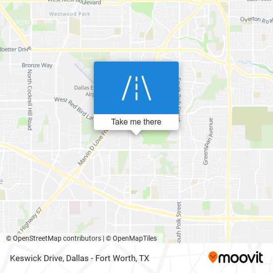 Mapa de Keswick Drive