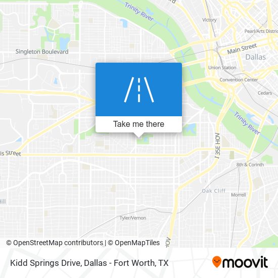 Mapa de Kidd Springs Drive