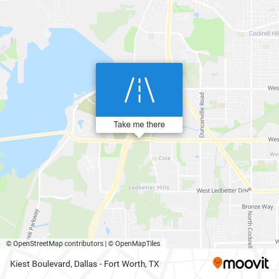 Mapa de Kiest Boulevard