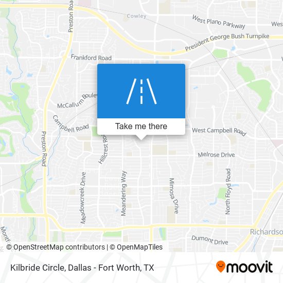 Kilbride Circle map