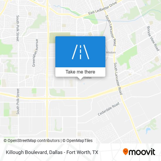 Killough Boulevard map